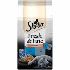 Image of Sheba Fresh and Fine Fish Cat Food 6 x 50g