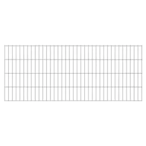 Image of Vidaxl 2D Garden Fence Panel 2.008X0.83 M Silver