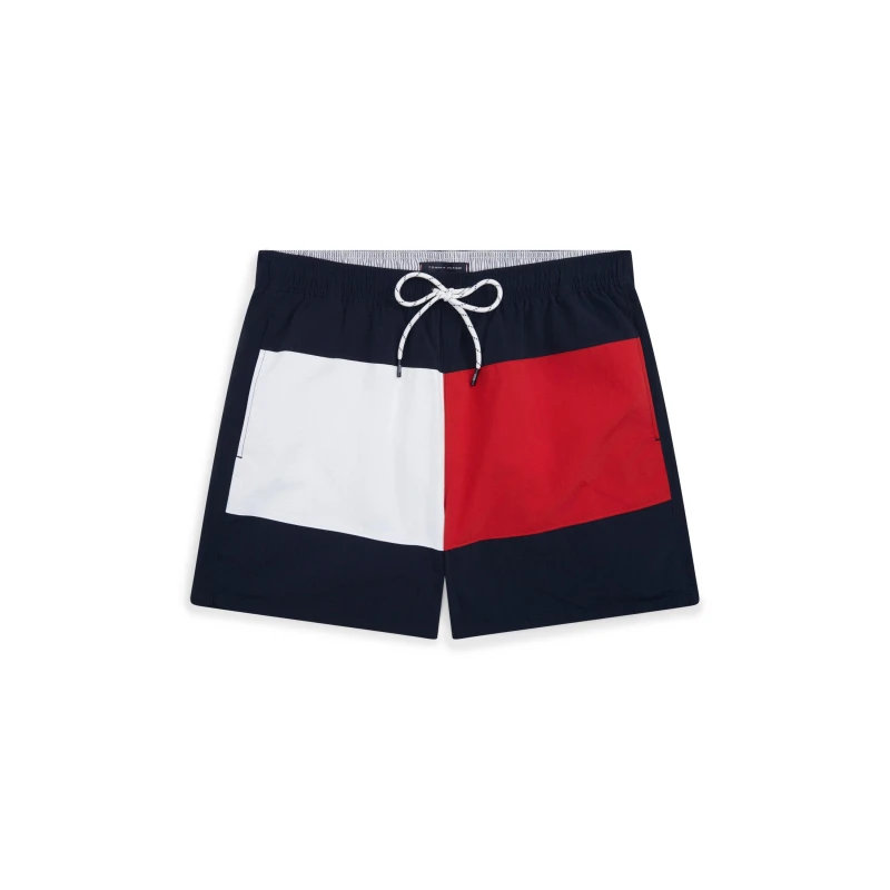 Image of Tommy Hilfiger Archive Medium Drawstring Swimshort Desert Sky male M