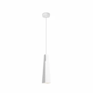 Image of Pluma LED Dome Ceiling Pendant Light White
