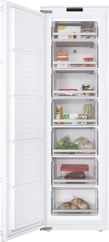 Image of Hoover HOUS518EWK Integrated Upright Freezer with Sliding Door Fixing Kit - E Rated
