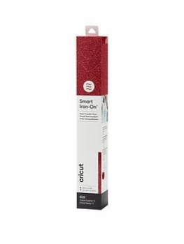 Image of Cricut Smart Iron-On Heat-Transfer Vinyl (1 Sheet, 33Cm X 0.9M) - Glitter Red