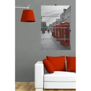 Image of PD52 Multicolor Decorative MDF Painting (4 Pieces)