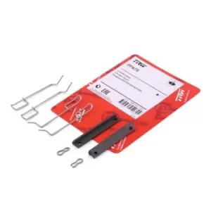 Image of TRW Accessory Kit, disc brake pads PFK75 PEUGEOT,CITROEN,306 Schragheck (7A, 7C, N3, N5),205 II (20A/C),205 I Cabriolet (741B, 20D),205 I (741A/C)