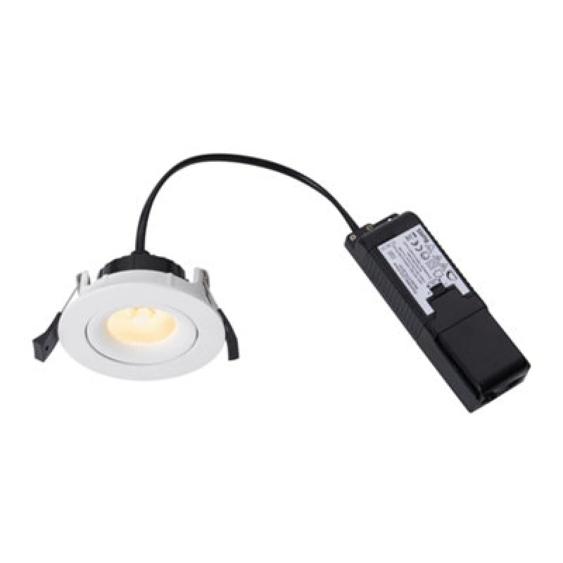 Image of Nordlux Aliki Aluminium Downlight Bathroom Safe White,mains Led