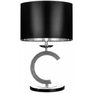 Image of Glittering C Table Lamp - Premier Housewares