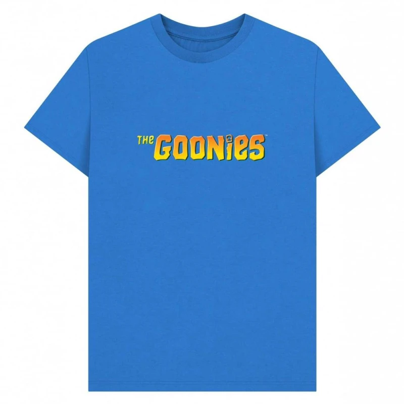 Image of The Goonies Mens Graphic T-Shirt in Bright Blue Size: Small Bright Blue Male S