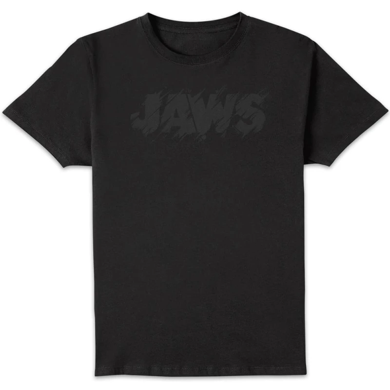 Image of Jaws Monochrome Mens T-Shirt - Black - S