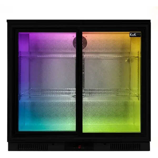Image of Kukoo - Back Bar Fridge Cooler 208L Capacity Commercial Sliding Double