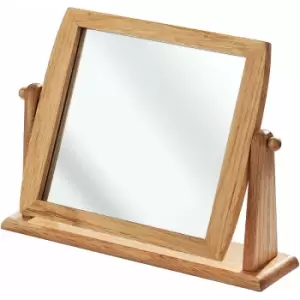 Image of Premier Housewares Wooden Frame Swivel Mirror