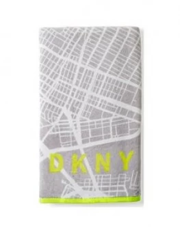 Image of DKNY City Map Bath Towel