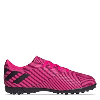 Image of adidas Nemeziz 19.4 Childrens Astro Turf Trainers - ShockPink/Black