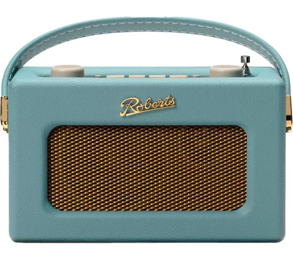 Image of ROBERTS Revival Uno BT Portable DAB Retro Bluetooth Radio - Duck Egg, Blue