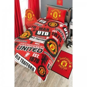 Image of Manchester United FC Duvet Set