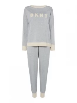Image of DKNY Logo sweat and jogger set Grey