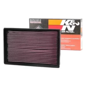 Image of K&N Filters Air filter 33-2867 Engine air filter,Engine filter VW,Transporter V Bus (7HB, 7HJ, 7EB, 7EJ, 7EF, 7EG, 7HF, 7EC)