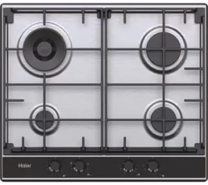 Image of HAIER Series 2 HAHG6BR4S2X 60cm Gas Hob - Stainless Steel
