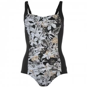 Image of Dorina Sulu Control Swimsuit Womens - BLACKFLORAL126