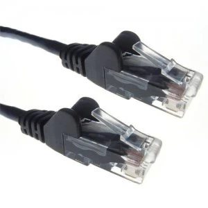 Image of Zexum Black RJ45 Cat6 High Quality LSZH 24AWG Stranded Snagless UTP Ethernet Network LAN Patch Cable - 20 Meter