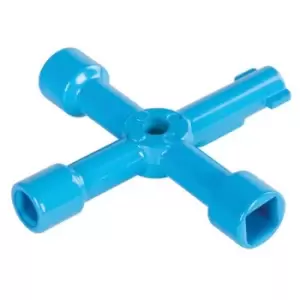 Image of Silverline - MS134) 4-Way Utilities Key 70mm