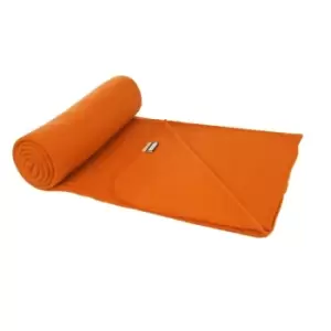 Image of Bullet Willow Polar Fleece Blanket (One Size) (Orange)