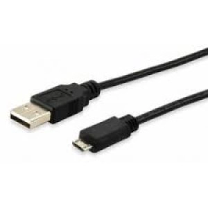 Image of 1m USB 2.0 A To Micro B Black Cable