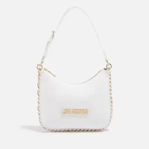 Image of Love Moschino Womens Macro Chain Bag - White
