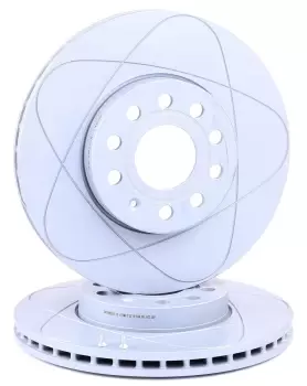 Image of ATE Brake disc 24.0325-0145.1 Brake rotor,Brake discs VW,AUDI,SKODA,Golf V Schragheck (1K1),TOURAN (1T1, 1T2),GOLF VI (5K1)