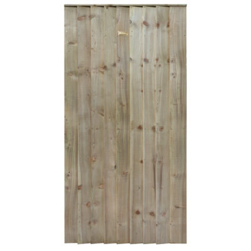 Image of Rowlinson Featheredge Square Top Wooden Gate - Rowlinson FE63GSQPT