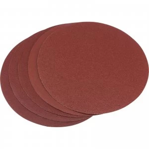 Image of Draper Self-Adhesive Aluminium Oxide Abrasive Disc 200mm Assorted Pack of 5