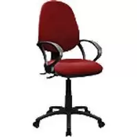 Image of Nautilus Designs Office Chair Bcf/P505/Rd/A Fabric Red Black