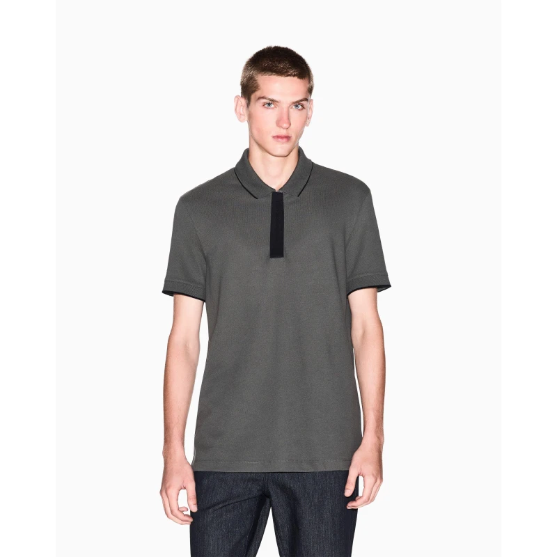 Image of Armani Exchange Polo Khaki U8144 male M