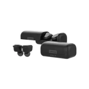 Image of Lenovo ZA800003WW headphones/headset True Wireless Stereo (TWS) In-ear Calls/Music USB Type-C Bluetooth Black