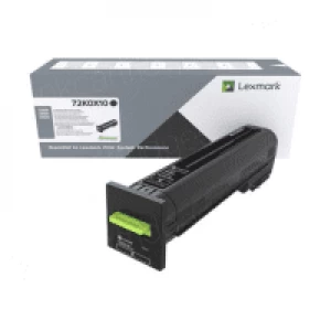 Image of Lexmark 72K0X10 Black Laser Toner Ink Cartridge
