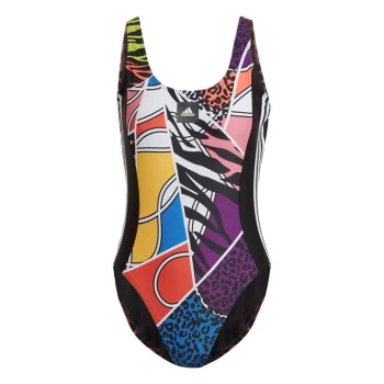 Image of adidas Rich Mnisi Swimsuit Womens - Black