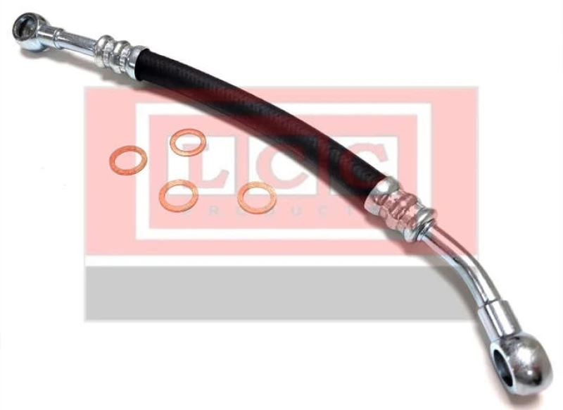 Image of LCC LCC4126 Oil Hose with gaskets/seals Steel, NBR (nitrile butadiene rubber) Oil Hose (556)