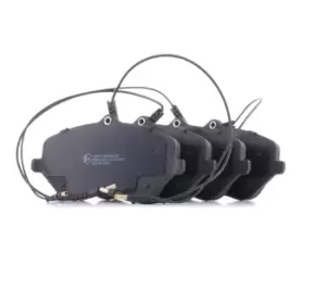 Image of RIDEX Brake pad set 402B0409 Brake pads,Brake pad set, disc brake PEUGEOT,CITROEN,407 SW (6E_),407 (6D_),607 (9D, 9U),407 Coupe (6C_)