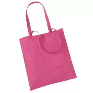 Image of Westford Mill Promo Bag For Life - 10 Litres (Pack Of 2) (One Size) (Raspberry Pink)