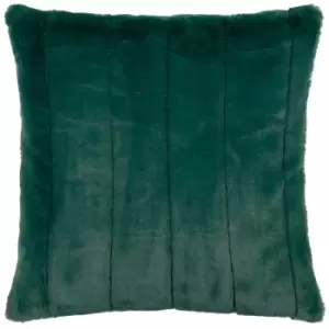 Image of Empress Faux Fur Cushion Emerald, Emerald / 45 x 45cm / Polyester Filled