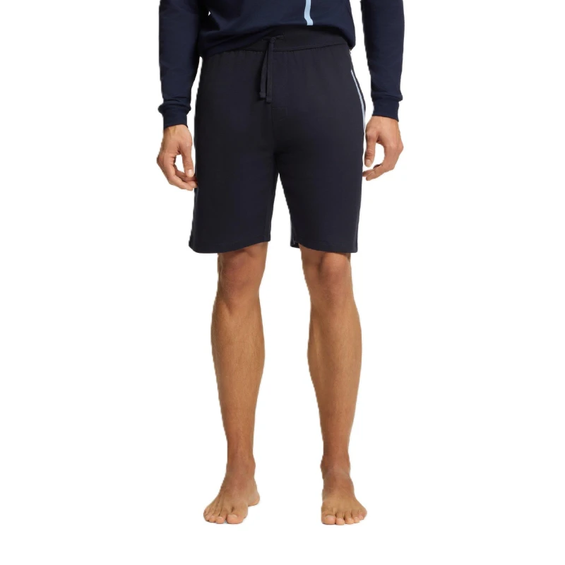 Image of Boss Mens Jersey Jogger Shorts Dark Blue male S