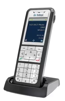 Image of Mitel 612 DECT telephone Black, Silver