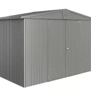 Image of Biohort Europa Metal Garden Shed 10ft3 x 5ft1 Size 4A - Metallic Quartz Grey