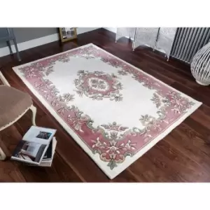 Image of Oriental Weavers Royal Indian Rug Aubusson Ivory Rose 120X180cm