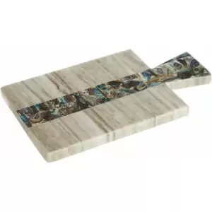 Image of Premier Housewares - Small Beige Marble Paddle Board