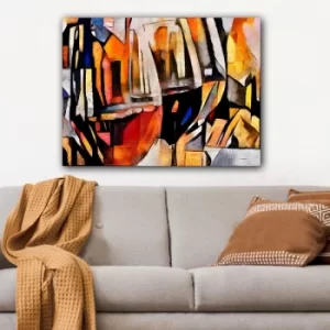 Image of 1092172451_70100 Multicolor Decorative Canvas Painting