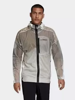 Image of adidas Terrex Agravic Windweave Pro Octa Insulation Windbreaker, White Size M Men