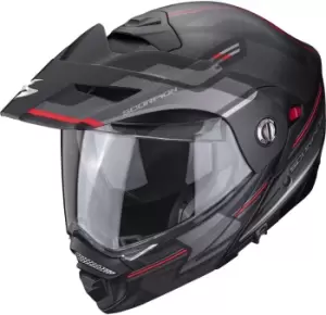 Image of Scorpion ADX-2 Carrera Helmet, black-red Size M black-red, Size M