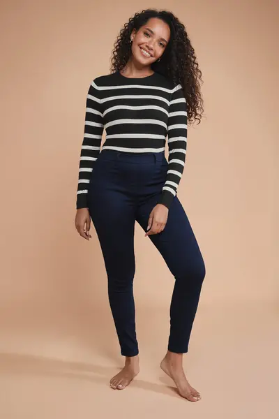 Image of M&Co Stretch Jeggings Indigo