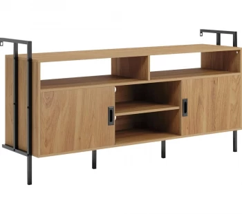 Image of TEKNIK Hythe 1560 mm TV Stand - Serene Walnut