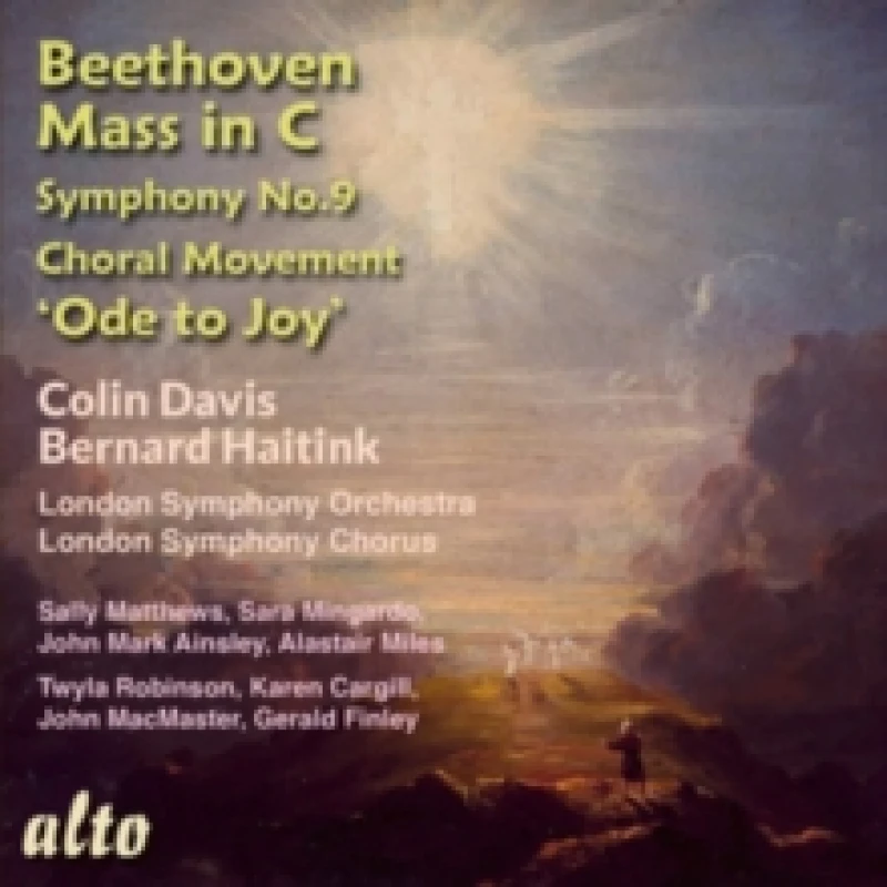Image of Beethoven: Mass in C, Op. 86/Symphony No. 9, 'Ode to Joy' CD / Album
